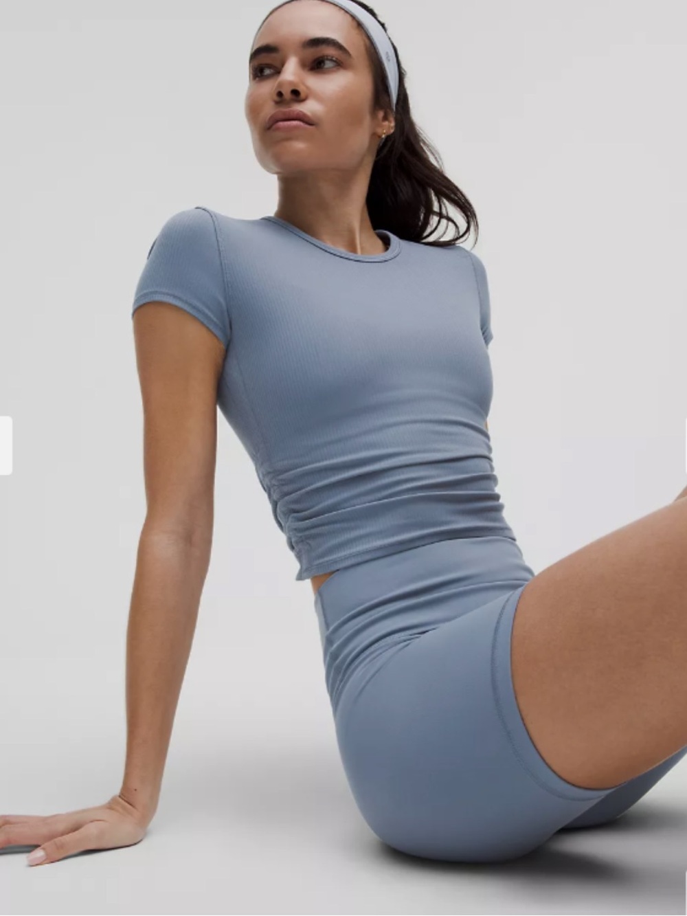 LULULEMON | Align High Rise Short 6” In Washed Denim - Picture 5 of 8
